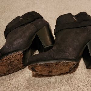 Rag & Bone Black Suede Bootie